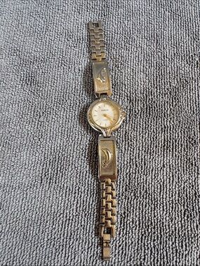Vintage Rumours Two-Tone Dolphin Accent Women’s Quartz Watch